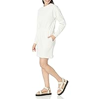 Amazon Essentials Women's Waisted Sweatshirt Dress (Available in Plus Size)