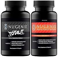 Nugenix Total-T Free and Total Testosterone Booster Sexual Vitality Booster Bundle