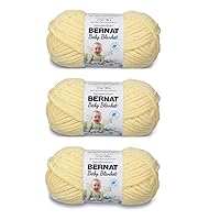 Bulk Buy: Bernat Baby Blanket Yarn (3-Pack) Baby Yellow 161103-3615