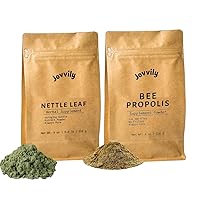 Nettle Leaf Powder and Bee Propolis Bundle- 8 oz - Herbal Supplements