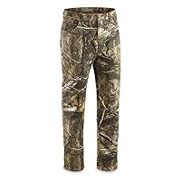 Guide Gear Men’s Cotton Camo Pants, Camouflage Jeans Relaxed Fit for Hunting or Casual