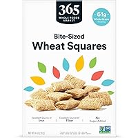 365 by Whole Foods Market, Bite Sized Wheat Squares Cereal, 14 Ounce