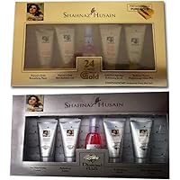 Shahnaz Husain Gold and Diamond facial kit 95 g (Set of 10) dp94 95 g (Set of 10) (10 x 9.5 g)