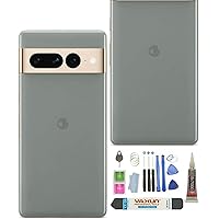 Pixel 7 Pro Back Glass Replacement for Google Pixel 7 Pro 5G Back Cover Glass Housing Door with Pre-Installed Tape + Tools(Not Suitable for Pixel 7) (Hazel)