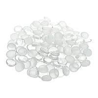Homeford Frosted Glass Marble Gems Vase Filler, 3/4-Inch, 15-Ounce, 80-Count