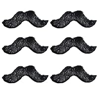 Fiesta Black Plush Moustaches (3