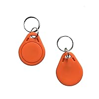 13.56MHZ ISO14443A MIFARE Classic® 1K Keyfob tag Orange Color Pack of 100