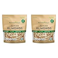 Nature's Eats Natural Sliced Almonds, 16 Ounce (Pack of 2)