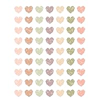 Teacher Created Resources Terrazzo Tones Hearts Mini Stickers (TCR7229)