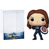 Captain Carter Stealth Suit: P o p ! Vinyl Figurine Bundle with 1 Compatible 'ToysDiva' Graphic Protector (968-58653 - B)