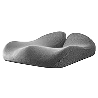 SupremeComfort X-Large Gel Infused Memory Foam Seat Cushion for Office Chair, Kitchen Chair, Car Seats- Elevate Your Seating Experience -Pressure Sore and Tailbone Pain Relief