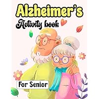 Alzheimer activity book for seniors