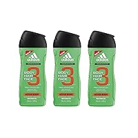 Pack Of 3 Active Start 3 In 1 Shower Gel, Shampoo & Face Wash 250Ml Each (Active Start)