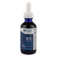 Liquid Ionic Vitamin B12 1000 mcg | Dietary Supplement Powerd by Concentrace Full Spectrum Ionic Minerals | 2 fl oz, 59 Servings
