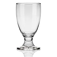 Clear Wine Glass Set of 4, 10 Oz Red & White Wine Goblet Water Glasses, Modern Short Stem Wine Goblets, Multi Purpose Juice Drinking Cups Glassware