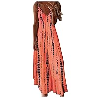 FQZWONG Dresses for Women 2023 Party Sexy Prom Maxi Dress Plus Size Casual Vacation Boho Long Sundresses Aesthetic Clothes