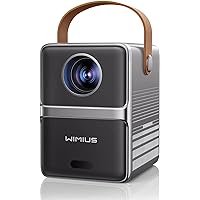 [Electric Focus] Mini Projector with 5GWiFi and Bluetooth, WIMIUS 1080P Outdoor Projector, Portable Movie Projector, 300
