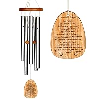 Signature Collection, Woodstock Reflections, 22'' The Lord's Prayer Inspirational and Memorial Wind Chimes for Outdoor, Patio, Home or Garden Décor (WRLP)