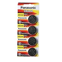 4pcs Panasonic Cr2450 3v Coin Lithium Battery, REMOTE KEYLESS ENTRY TRANSMITTER FOB Battery
