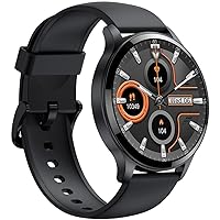 ALILUSSO Round Smart Watch for Men and Women, Android iPhone, 1.45 Inch Large Screen, High Definition, Fitness Smart Watch, BT Telephony, AI Voice Assistant