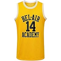 Generies #14 The Fresh Prince of Bel Air Academy Men Basketball Jersey, Black