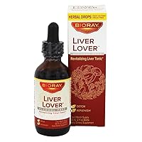 BIORAY Daily Liver Lover - 2 fl oz - Supports The Liver & Adrenals - Non-GMO, Vegan, Gluten Free