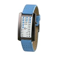 Men's Binary Quartz Watch with Leather Strap XDA1030B