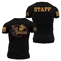 Grunt Style Tun Tavern Staff USMC Men's T-Shirt