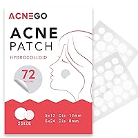 72 Counts Pimple Patches for Face Hydrocolloid Acne Patches for face Invisible Zit Patches for Face Pimple Patch Acne Spot Patch Blemish Patches Cover Patches Stickers