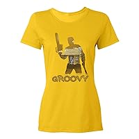 Groovy Evil Ladies Crewneck T-Shirt