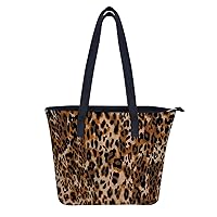 Jaguar Cheetah Animal Skins Women's Handbag, PU Leather, Durable Handbag, Birthday, Valentine's Day, Gift
