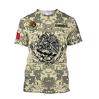 Zhamlixes Store Personalized Mexican Pride Full 3D T-Shirt & Hoodie, Mexico Eagle Shirt, Mexico Shirt, Mexico Shirts