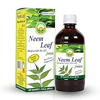 Basic Ayurveda Neem Leaf Juice | Margosa Leaves Juice | 16.23 Fl Oz (480ml) | Organic Juice for Healthy Hair and Skin | Helpful for Acne | No Added Sugar