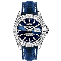 Breitling Galactic 41 Blue Dial Diamond Watch A49350LA/C929-719P
