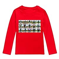 Novelty Cameraman Graphic Crew Neck Tops Kids Long Sleeve Sweatshirt- Soft Pullover Clothes for Boys Girls