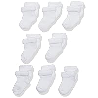 Gerber Unisex Baby 8-Pair Wiggle-Proof Sock