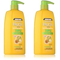 Garnier Fructis Triple Nutrition Nourishig Conditioner for Dry to Very Dry Hair, 33.8 Fl Oz, 1 Count (Packaging May Vary) (Pack of 2)