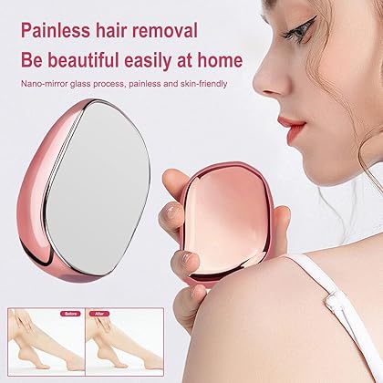 Crystal Hair Eraser, Crystal Hair Remover for Women Men, Painless Physical Hair Remover, Fast & Easy Skin Exfoliator for Body, Safe Epilator Cleaning Body Beauty Depilation Tool, Reusable Flawless