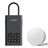 Lockin Wi-Fi Gateway Bundle with Wireless Smart Lockbox, WiFi & Bluetooth Control, Remote Access for Ultimate Security & Convenience