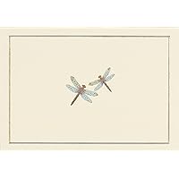 Blue Dragonflies Note Cards (14 Cards, 15 Self-sealing envelopes)