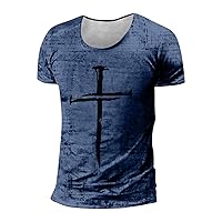 Custom Tshirts Shirts for Men Graphic Tees Casual Fashion Short Sleeve Printed Round Neck Blouse Top