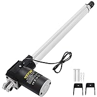 Happybuy 16 Inch Stroke Electric Actuators DC 12V with Mounting Bracket Heavy Duty 6000N/1320LB Actuators for Recliner TV Table Lift Massage Bed Electric Sofa