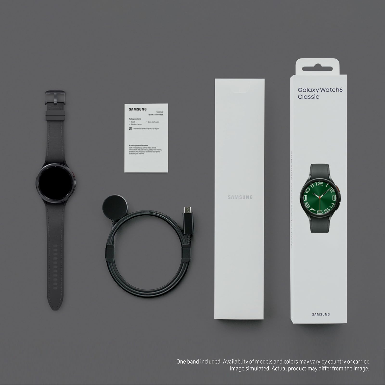 SAMSUNG Galaxy Watch 6 Classic 43mm LTE Smartwatch w/ Rotating Bezel, Fitness Tracker, Personalized HR Zones, Advanced Sleep Coaching, Heart Monitor, BIA Sensor, US Version, Black