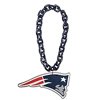 Aminco NFL New England Patriots Team Fan Chain, Navy