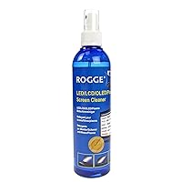 ROGGE Screen Cleaner Pump Spray Bottle 250 ml - For all LED / LCD / OLED / Plasma TV, Computer Monitor, Tablet, Laptop, Phone Screens, Optical Lenses and Devices …