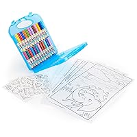 Crayola Color Wonder Mess Free Coloring Kit (50+ Pcs), Mess Free Markers, Coloring Pages, Carrying Case, Easter Gift for Kids