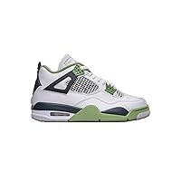 Jordan Air 4 Retro Women's White/Oil Green-Dark Ash AQ9129-103 6