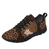 Hedgehog Shoes for Women Men Running Walking Tennis Breathable Lightweight Sneakers Animal Shoes Gifts for Men Women