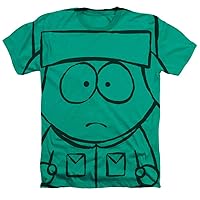 South Park South Park Character All Over Sublimated Unisex Adult Sublimated Heather T Shirt