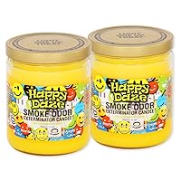 Smoke Odor Exterminator 13oz Jar Candles (Happy Daze, 2)